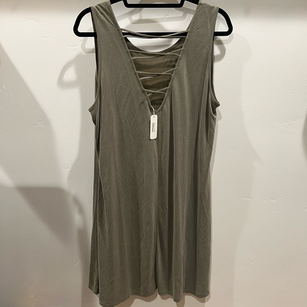 Olive Green Dress